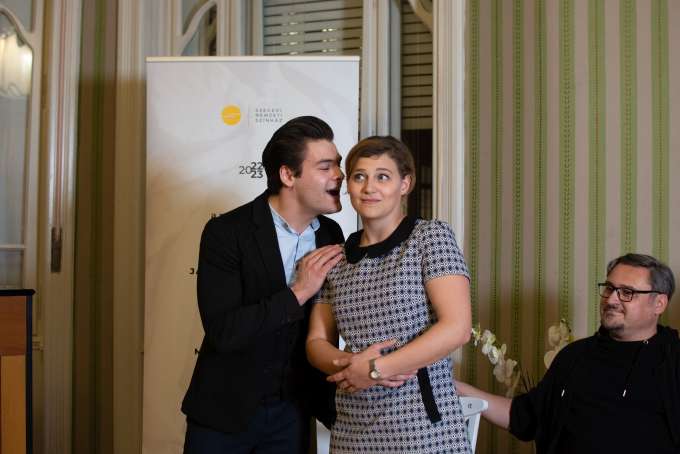 Egy csók és más semmi - közönségtalálkozó | fotó: Szabó Luca/Szegedi Nemzeti Színház